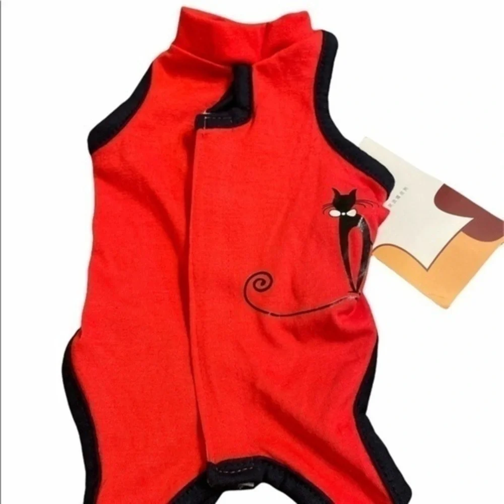 Hipidog Red pet apparel Sz small